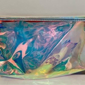 Iridescent bathroom bag